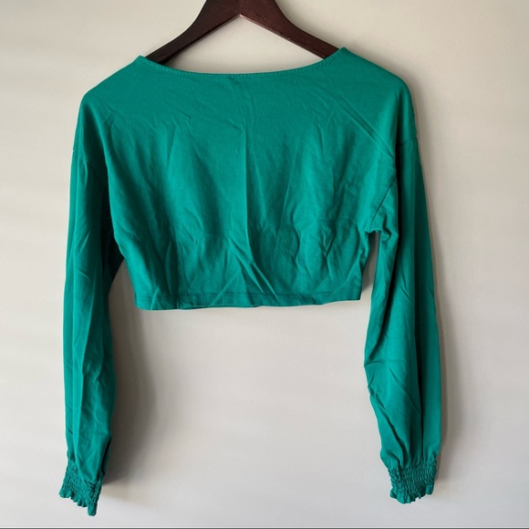 NWOT Aritzia Wilfred Enzo Cropped Top - Picture 2 of 6